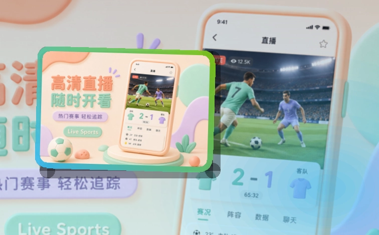 必赢 App使用亮点，比赛日更方便 页面展示